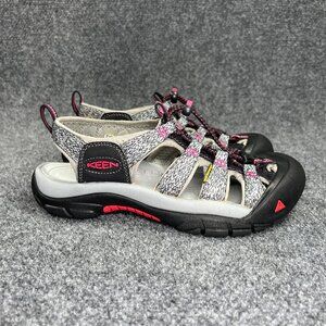 Keen Newport H2 Sandals Women's 8 Grey Black Athletic Outdoor Hiking Water Shoes